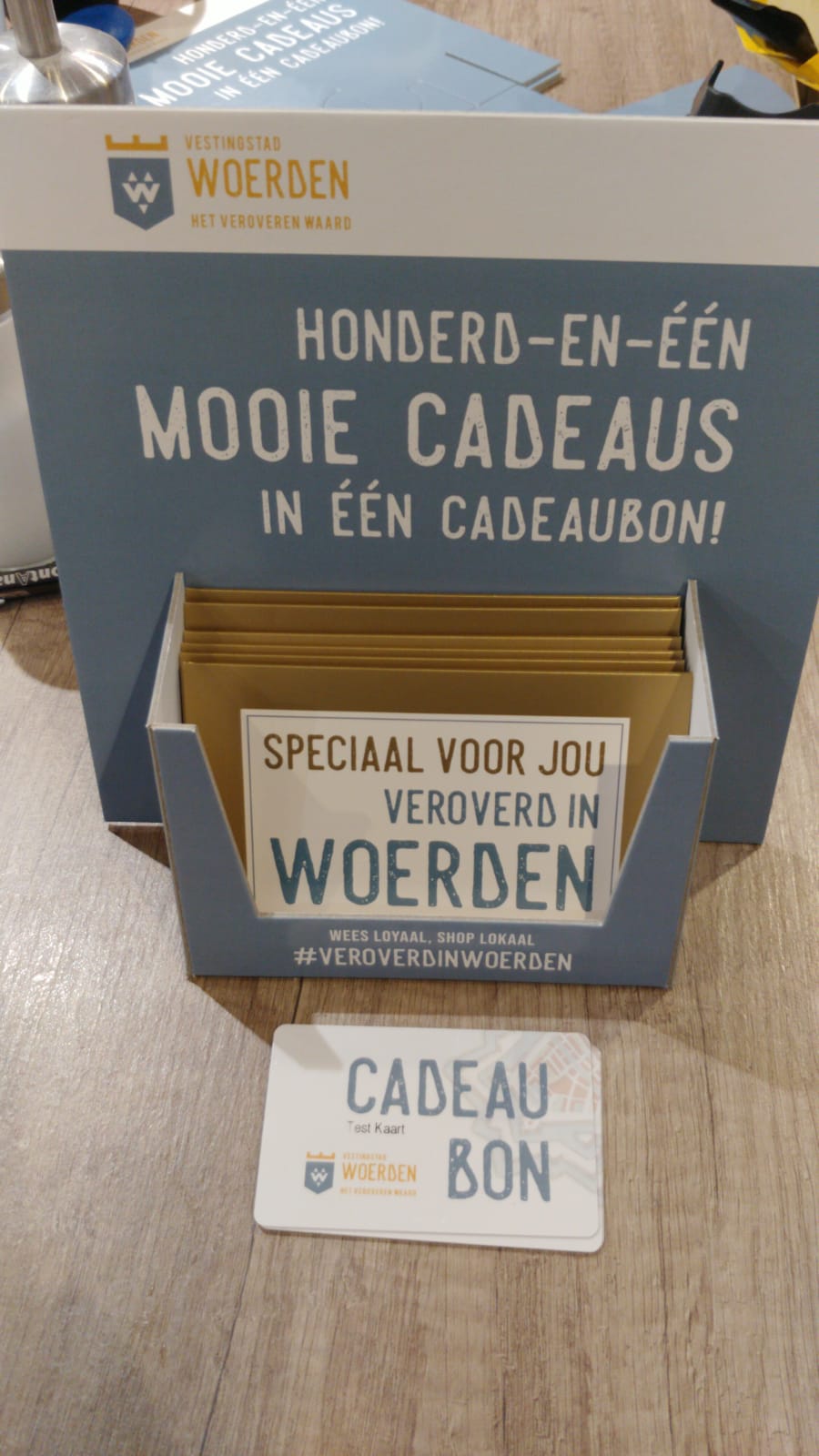 Informatie cadeaubon voor winkeliers