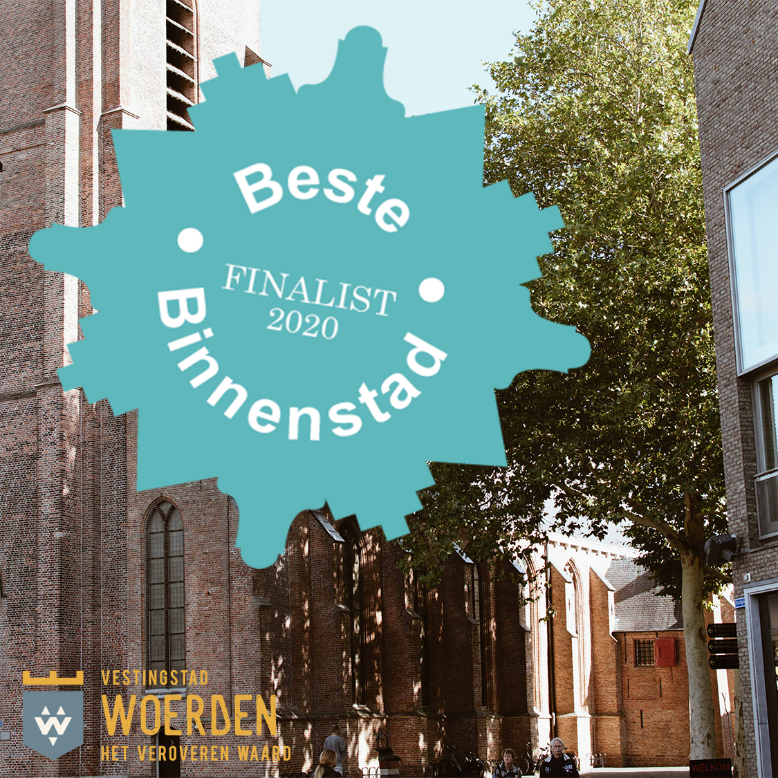 Woerden binnenstad in de finale met Ede!