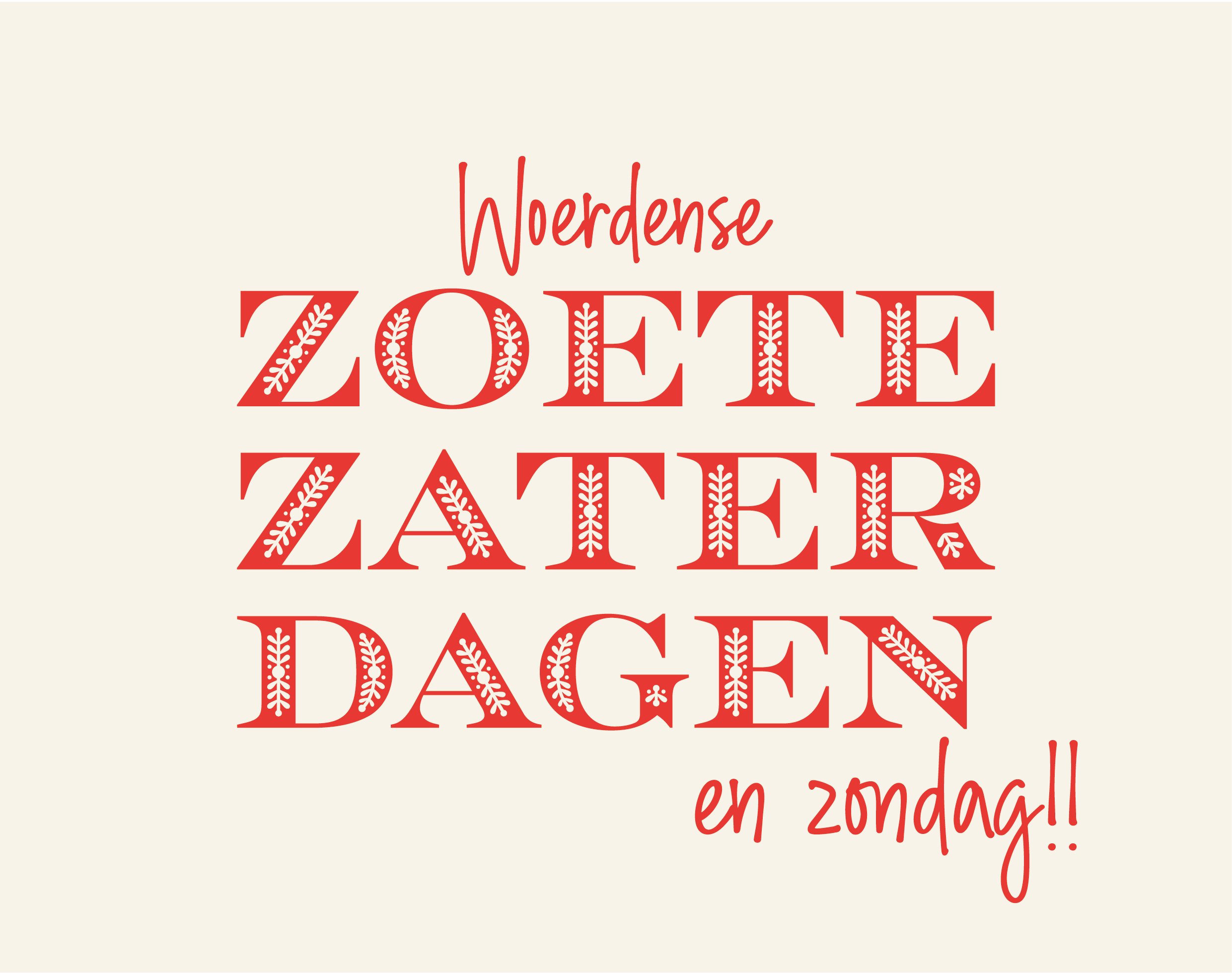 Zoete Zaterdagen
