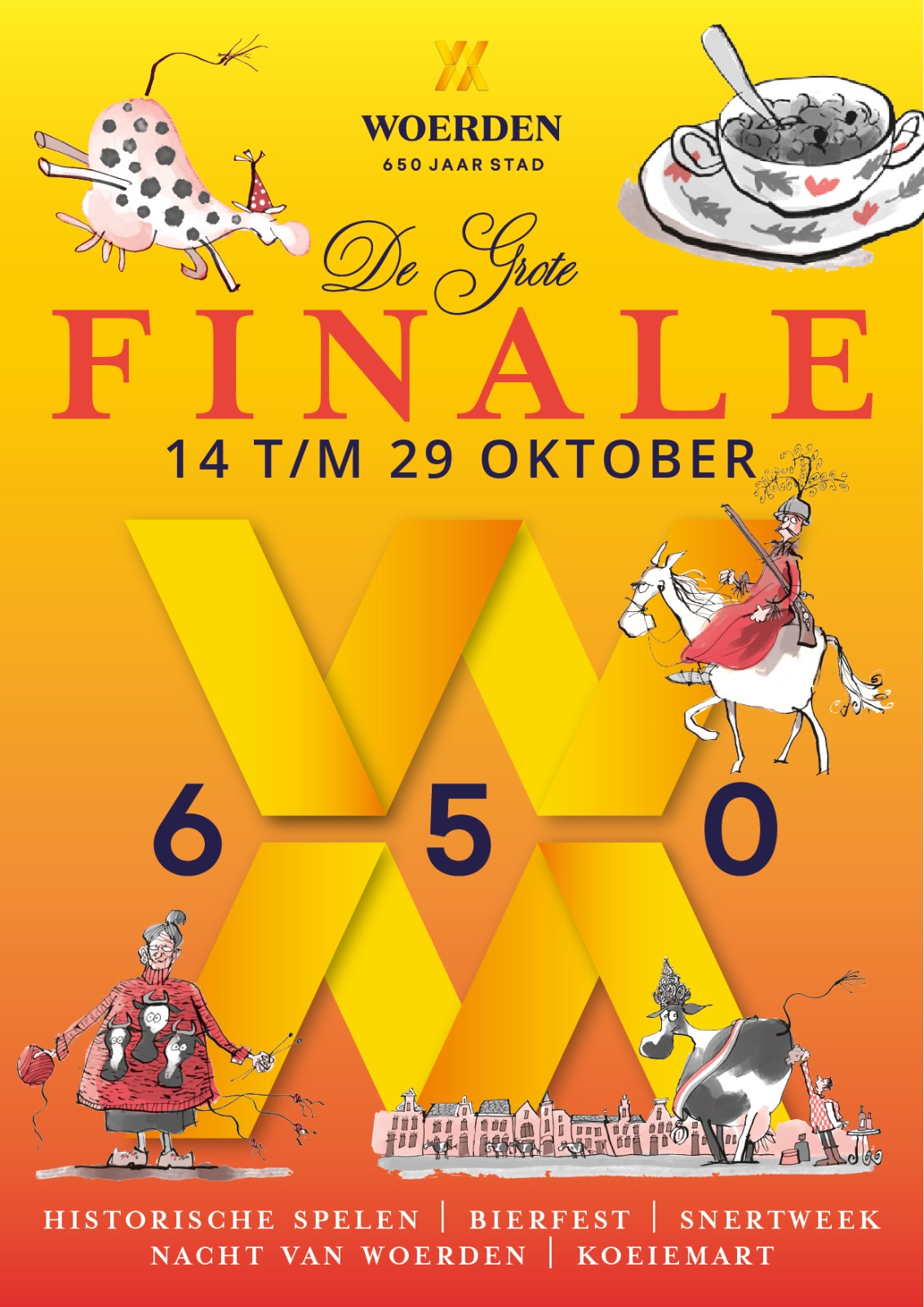 De grote finale van Woerden 650 jaar stad – 14 t/m 29 oktober 2022