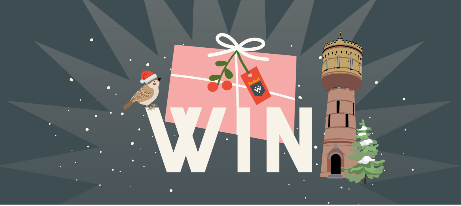 Puzzel mee en WIN een Woerdens Kerstpakket.