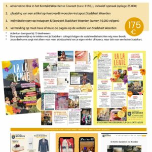 Promotiepakket Stadshart Woerden