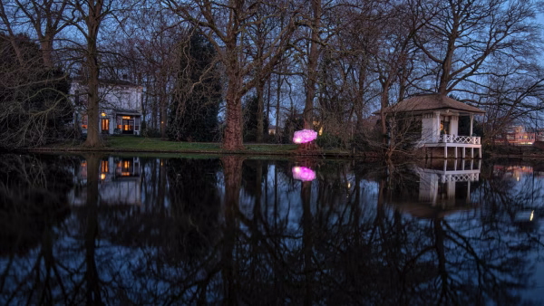Verlichte Singelkunst