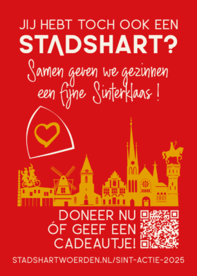 Sinterklaasintocht én de Stadshart Sint Actie in Woerden