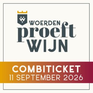🍷🍴 Combiticket – Woerden proeft Wijn 2026