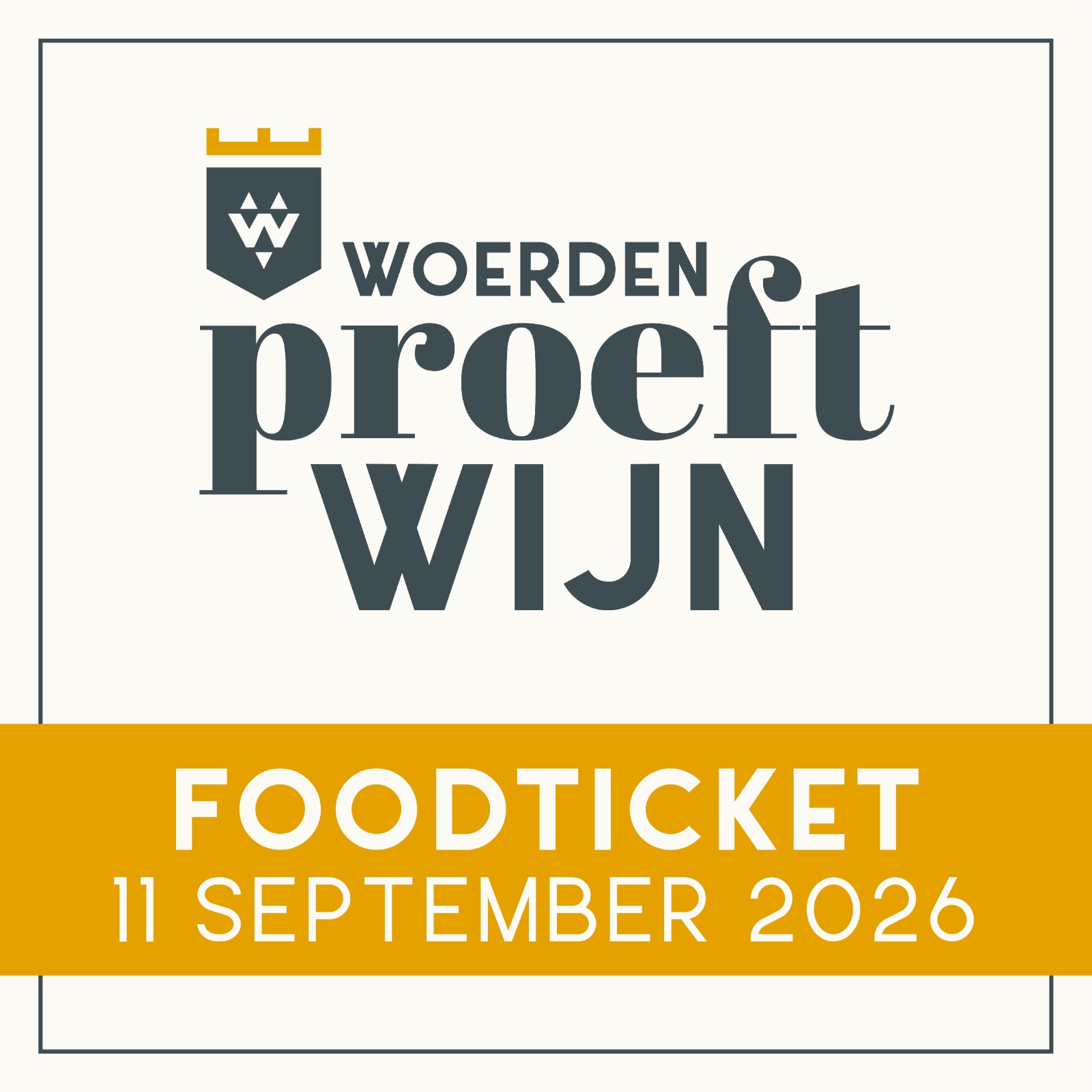 🍽 Foodticket – Woerden proeft Wijn 2026